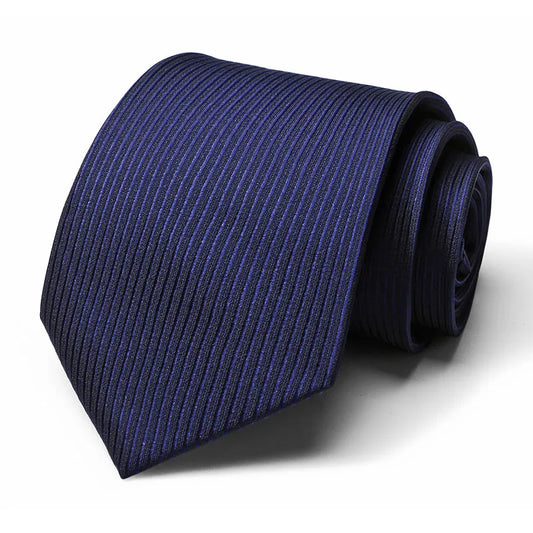 Black and Blue Textured Design Silk Tie